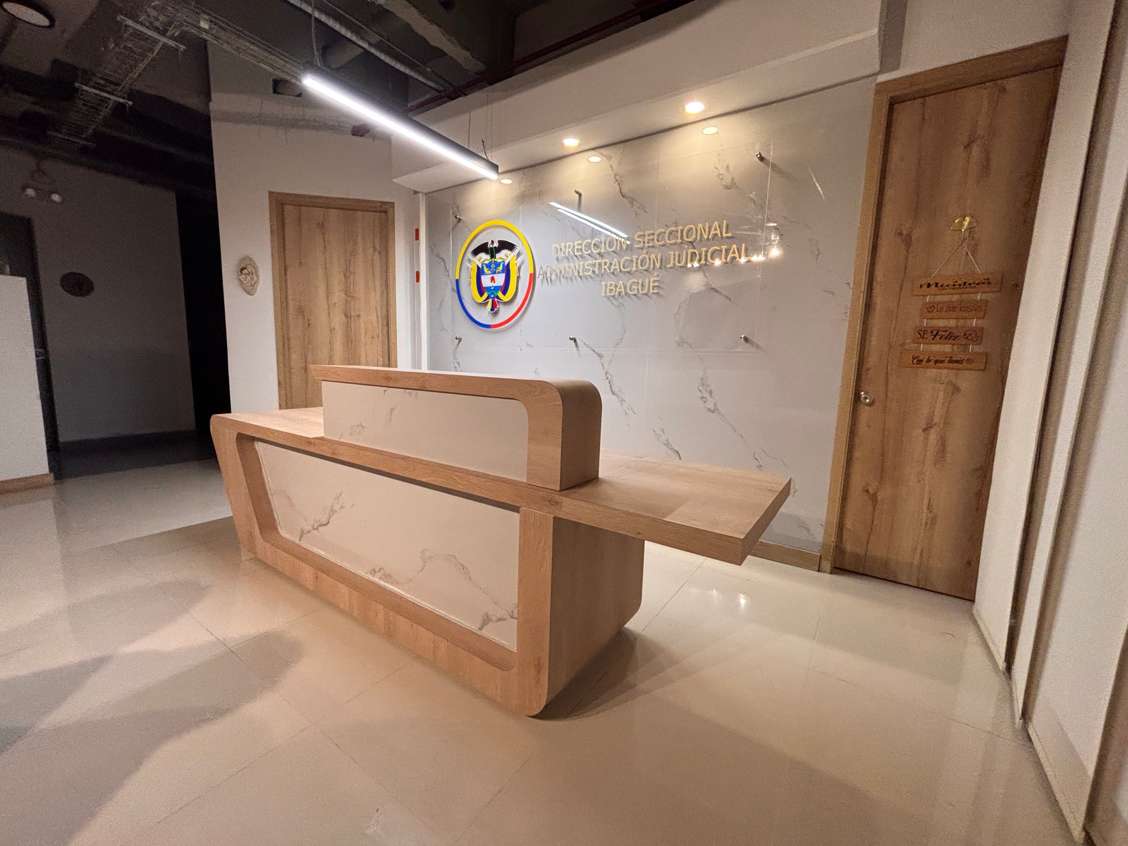 Remodelación y Adecuación de Recepción – Dirección Seccional Judicial de Ibagué — fotografía