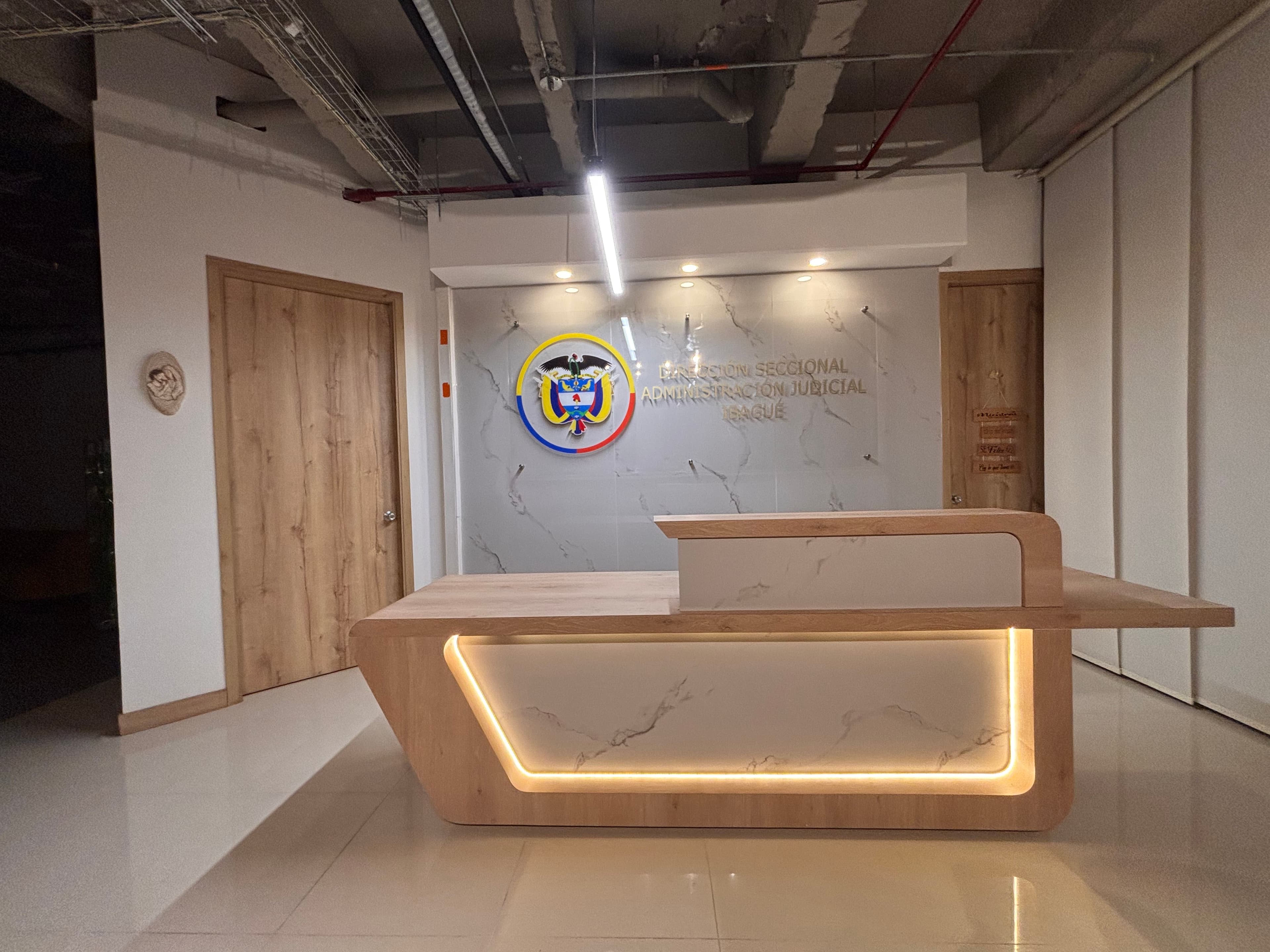 Remodelación y Adecuación de Recepción – Dirección Seccional Judicial de Ibagué — fotografía